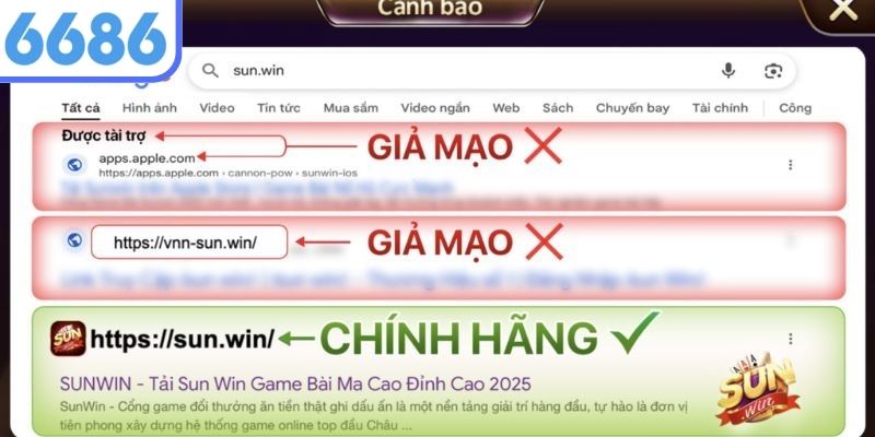Phân biệt Sunwin thật giả qua nhận diện trực tiếp